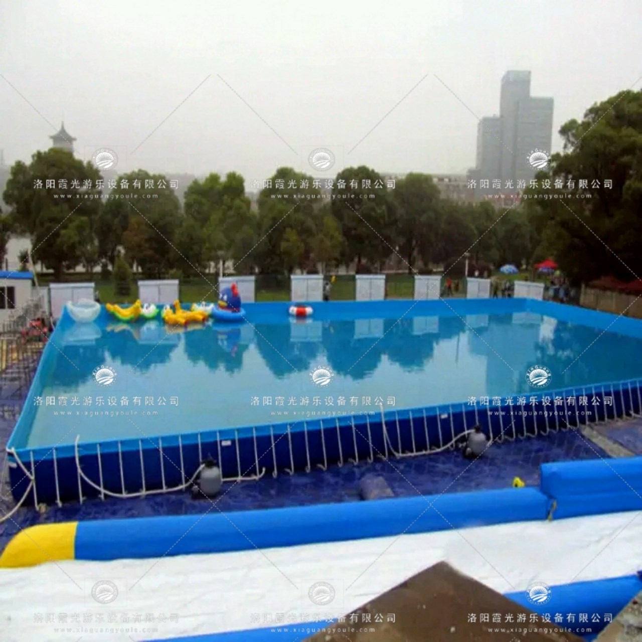 武山大型支架游泳池